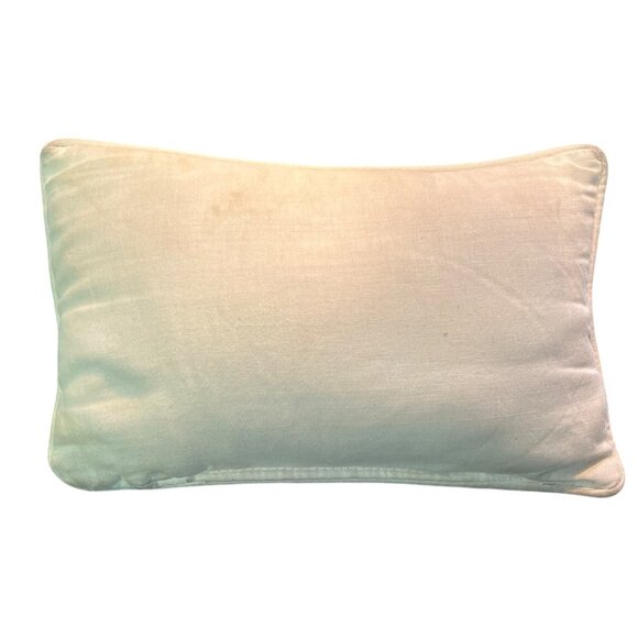 Vtg 80's Woven Tapestry Handmade Pillow "Mom" Quote 12"x7.5" - Picture 3 of 3